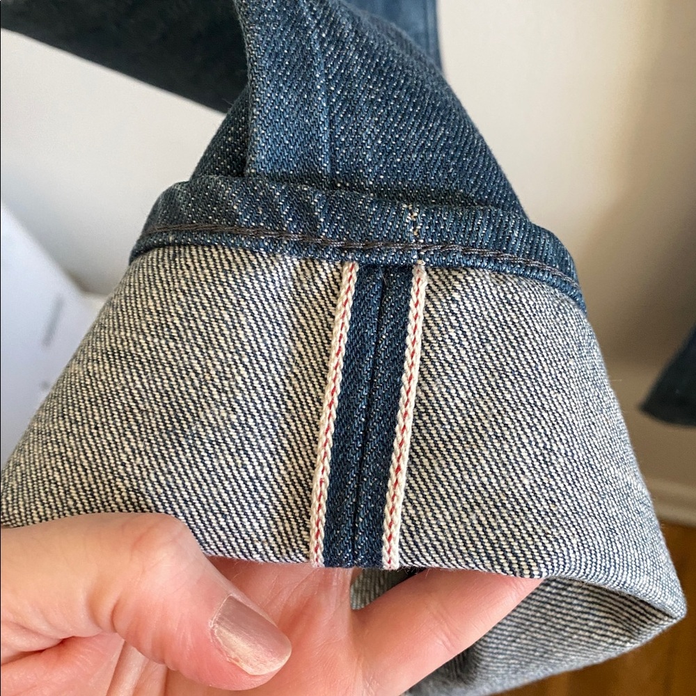 RRL Ralph Lauren Selvedge Sanforized Low Straight Denim Jeans - Picture 7 of 17